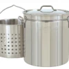 24-QT Stainless Stockpot With Vented Lid