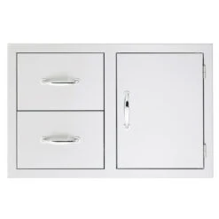 Summerset 30" Built-in 2 Drawer, 1 Door Combo Unit - SSDC2-30