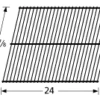 13 7/8 X 24, Porcelain Cooking Grid - 55701