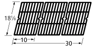 18 1/8 X 30, Cast Iron Cooking Grids, Charbroil, Tuscany, Uniflame - 65993