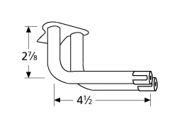 Fiesta 4 1/2" X 2 7/8", L-shaped Twin Venturi 1 Fiesta 4 1/2" X 2 7/8", L-shaped Twin Venturi
