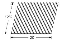 12 3/4 X 20, Steel Wire Rock Grate - 91701