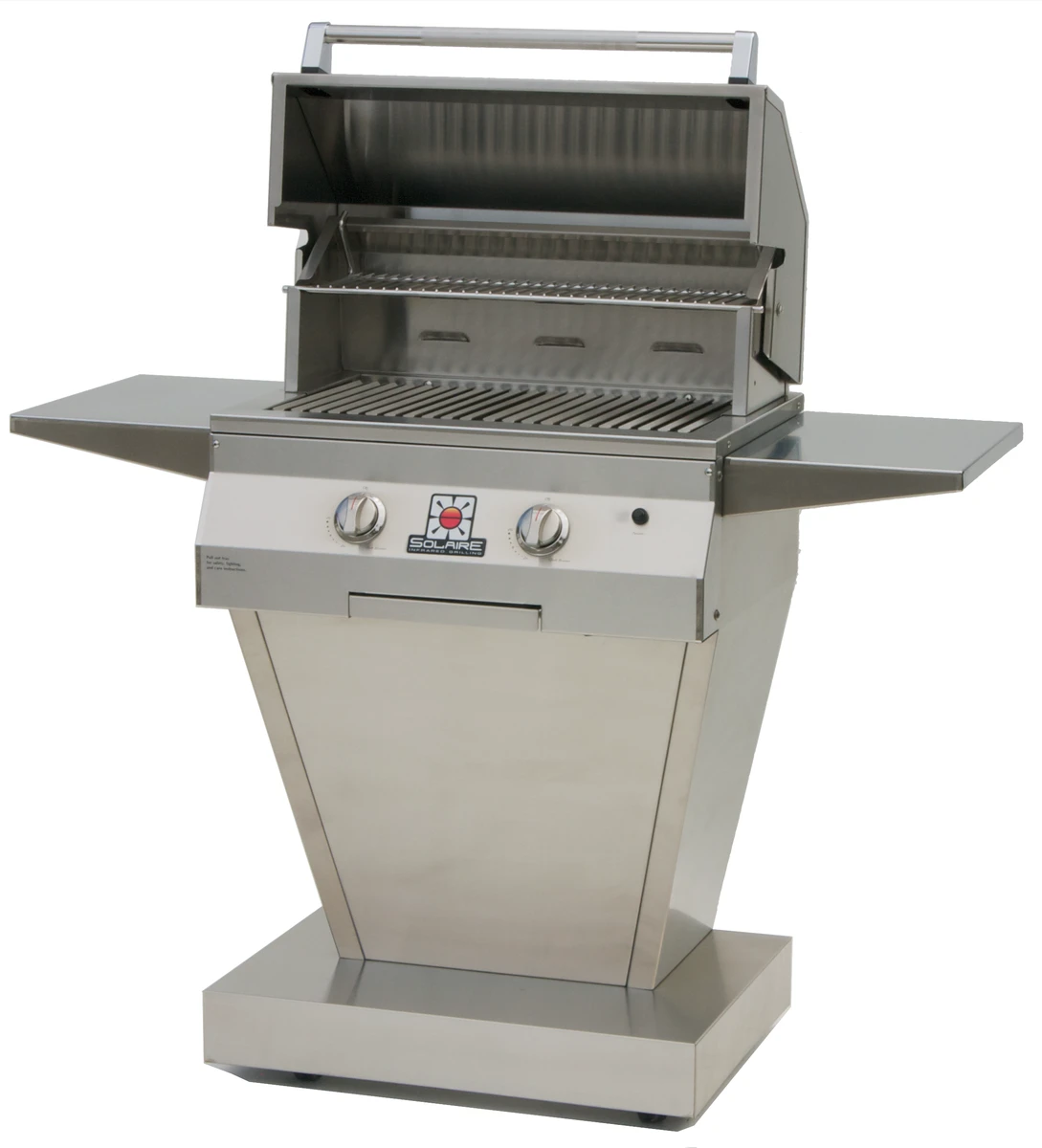 Solaire IRBQ 27" Deluxe InfraVection Grill, Angle Base, One IR Burner 1 Solaire IRBQ 27" Deluxe InfraVection Grill, Angle Base, One IR Burner