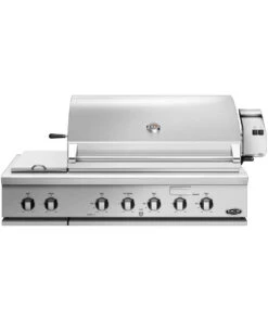 DCS 48" Built-in Propane LP Grill, Integrated Side Burner - BH1-48RS-L