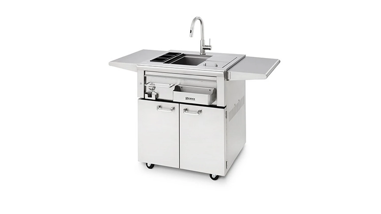 Lynx 30" Cocktail Station On Freestanding Cart - LCS30F 1 Lynx 30" Cocktail Station On Freestanding Cart - LCS30F