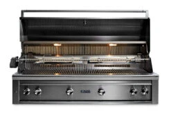 Lynx 54” Built-in Grill With 1 Trident Infrared Burner And 3 Ceramic Burners, Rotisserie - L54TR 6 Lynx 54” Built-in Grill With 1 Trident Infrared Burner And 3 Ceramic Burners, Rotisserie - L54TR -Barbecue Equipment Store Lynx L54TR Hood Open 62542.1644355376.1500.1500