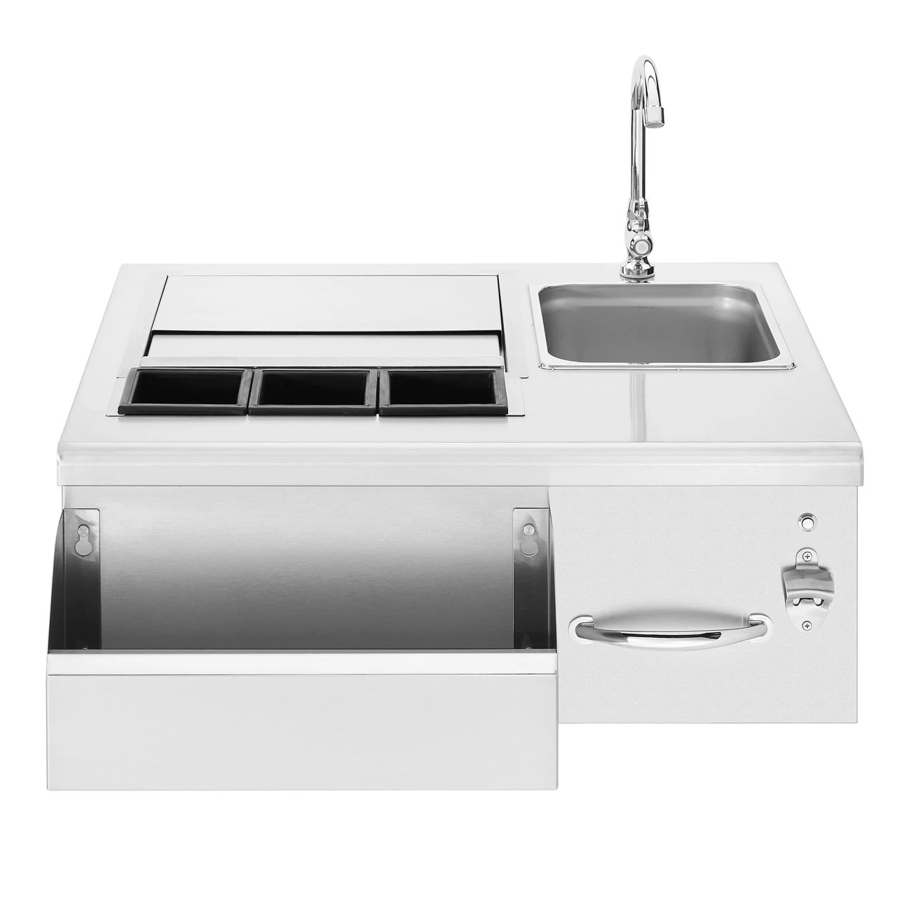 Summerset Professional Stainless Beverage Center W Sink - SSBC-30L 2 Summerset Professional Stainless Beverage Center W Sink - SSBC-30L - Image 2