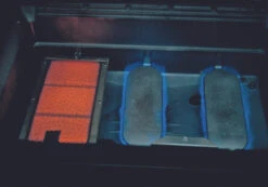 MHP Hybrid Propane Grill W/ SearMagic Grids On Black Cart 5 MHP Hybrid Propane Grill W/ SearMagic Grids On Black Cart -Barbecue Equipment Store WHRG THRG Inside Burner Flames 04615.1600872545.1500.1500