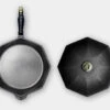 Finex 10" Cast Iron Skillet With Lid