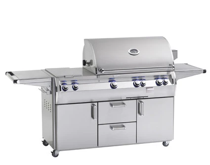 Fire Magic Echelon 790s A Grill On Cart, One Infared, Double Side Burner 1 Fire Magic Echelon 790s A Grill On Cart, One Infared, Double Side Burner