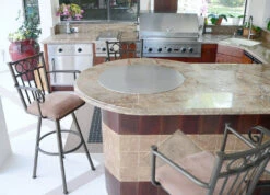 Cook-N-Dine 27.5" Dia Round Stainless Built In Teppanyaki - MO70 -Barbecue Equipment Store teppanyaki grill built in griddle cooktop MO70 cookndine1 01101.1661372762.1500.1500