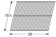 15 1/2 X 20, MHP, PGS Porcelain Cooking Grid - 53001