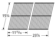 15 3/4 X 23 7/8, Porcelain Cooking Grids