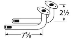Charbroil, Kenmore Replacement L-shaped Venturi Pair