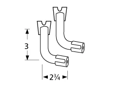 Charbroil Venturi Tubes Pair 1 Charbroil Venturi Tubes Pair