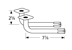 Arkla, Charmglow, Sunbeam Venturi Tubes - 77202 1 Arkla, Charmglow, Sunbeam Venturi Tubes - 77202