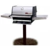 MHP THRG2 Hybrid Natural Gas Grill W/ SearMagic Grids On In-Ground Post